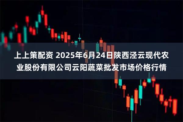 上上策配资 2025年6月24日陕西泾云现代农业股份有限公司云阳蔬菜批发市场价格行情