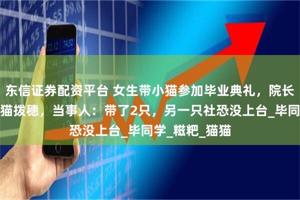 东信证券配资平台 女生带小猫参加毕业典礼,院长宠溺微笑为小猫拨穗,当事人:带了2只,另一只社恐没上台_毕同学_糍粑_猫猫